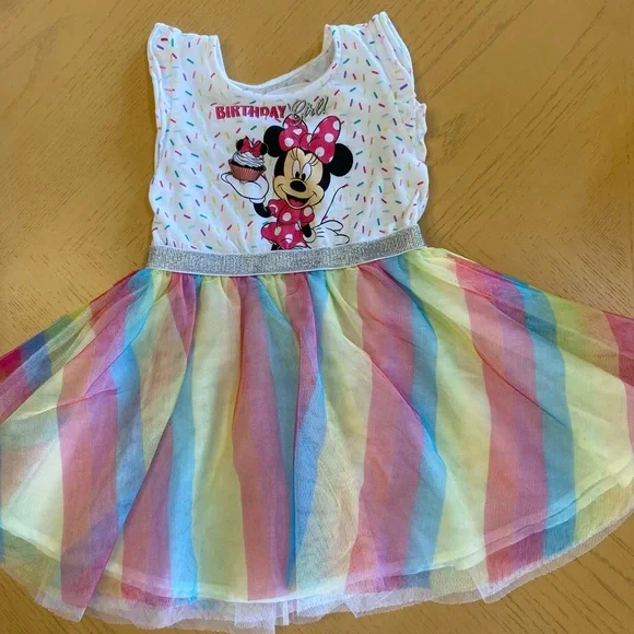 blue dress for baby girl Personalised Disney 1st Birthday Minnie Mouse Tutu Romper Dress – Little  Secrets main image 1